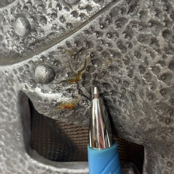 Faux Metal Knight Mask Medieval Renaissance Easter Unlimited Y2K Vintage - Picture 15 of 15